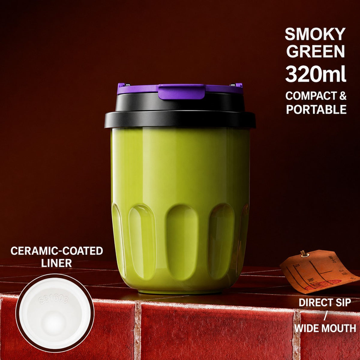 Custom 320ml Mini Insulated Coffee Tumbler