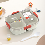 Cartoon 3 or 4-Compartment Microwave Lunch Box