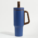 Custom 1100ml 304 Stainless Steel Straw Tumbler with Handle