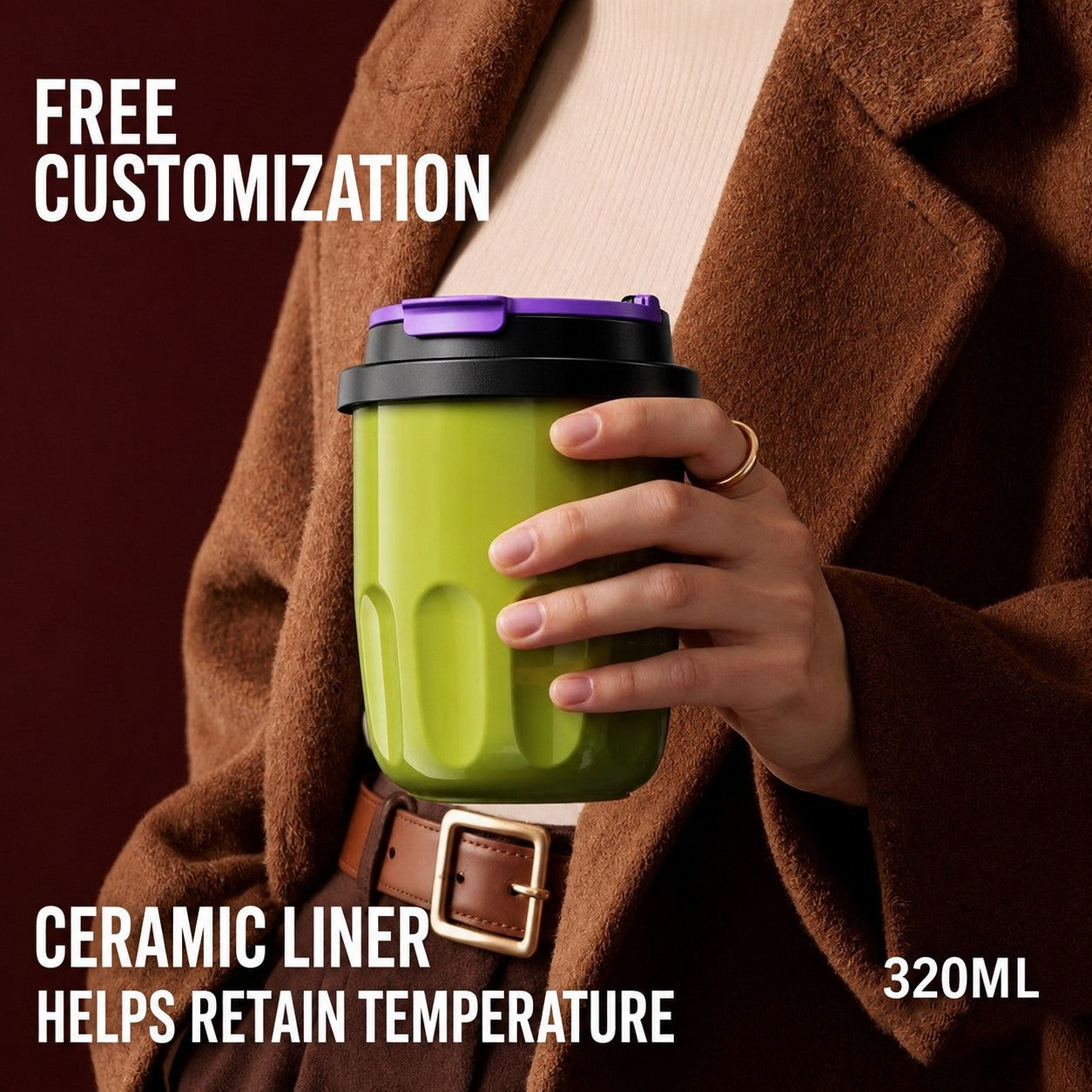 Custom 320ml Mini Insulated Coffee Tumbler