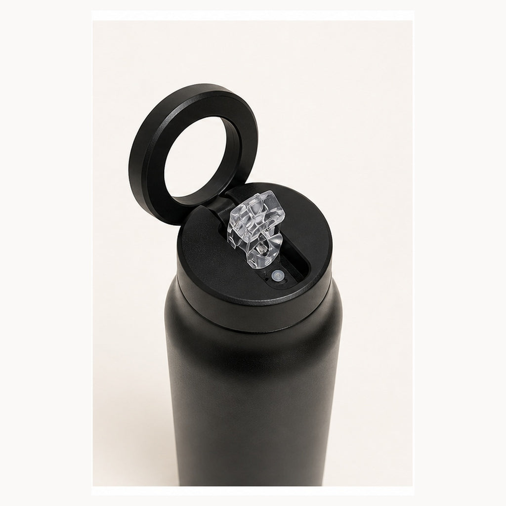 Custom 24oz Magnetic Phone-Stand Stainless Steel Sports Bottle