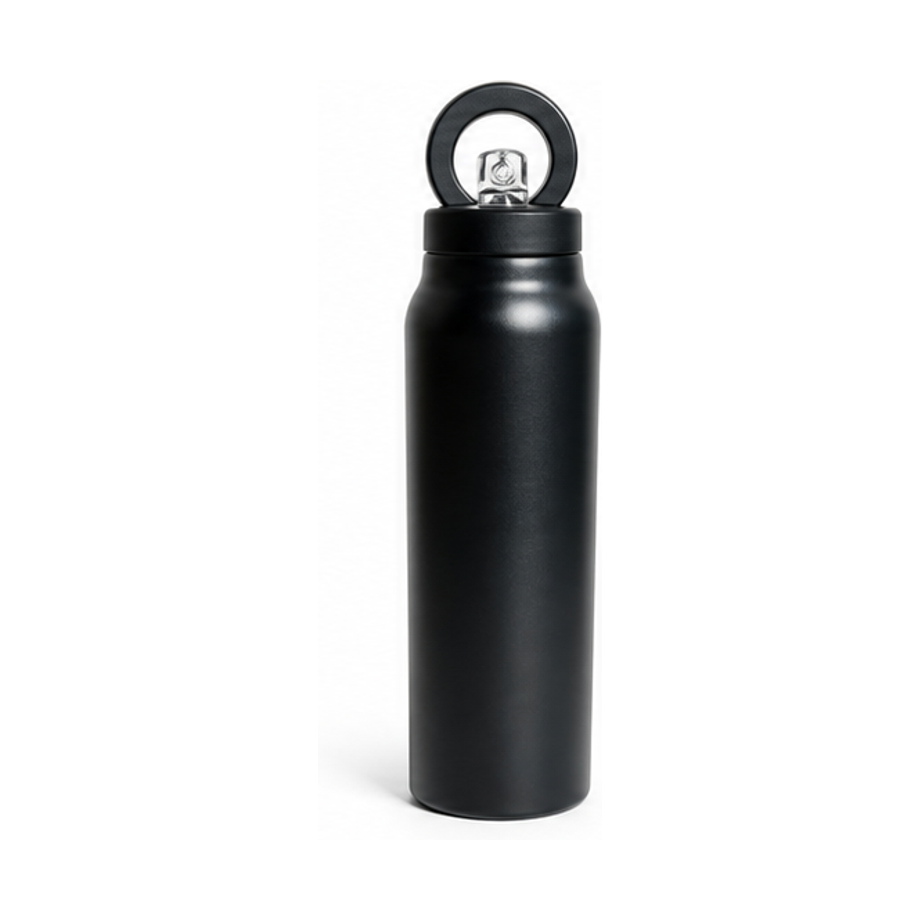Custom 24oz Magnetic Phone-Stand Stainless Steel Sports Bottle