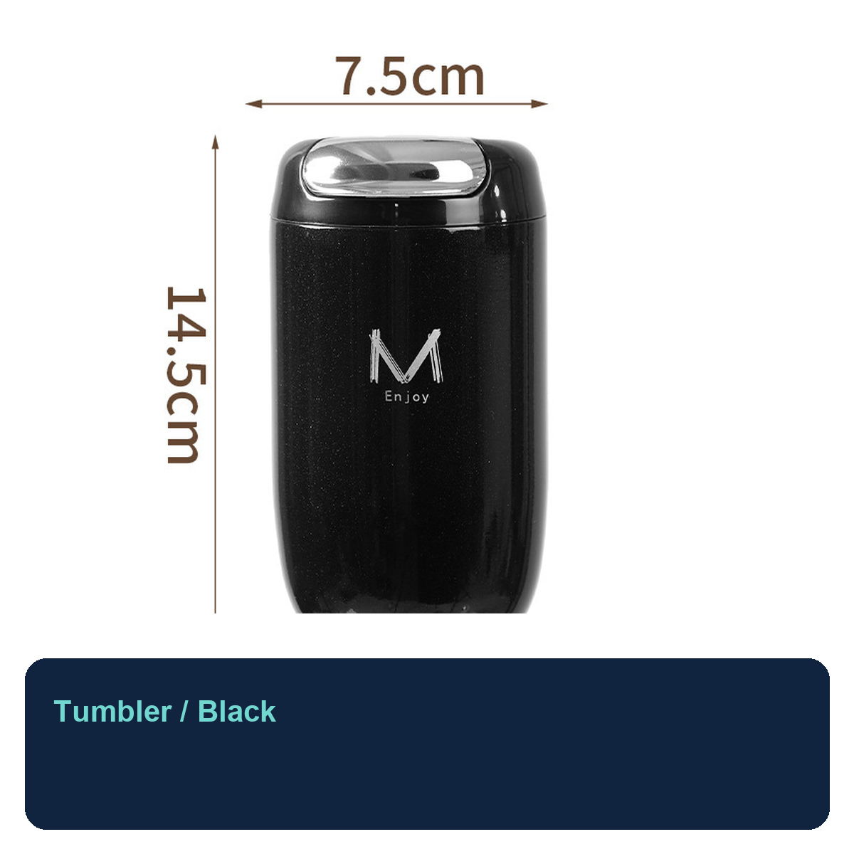 316 Stainless Steel Egg-Shaped Insulated Coffee Tumbler