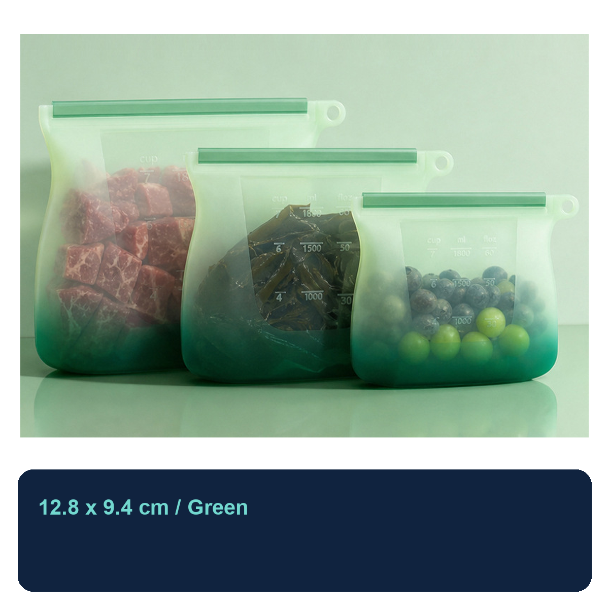 Reusable Food-Grade Silicone Storage Bag