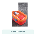 Cartoon Compartment Lunch Box with Soup Cup