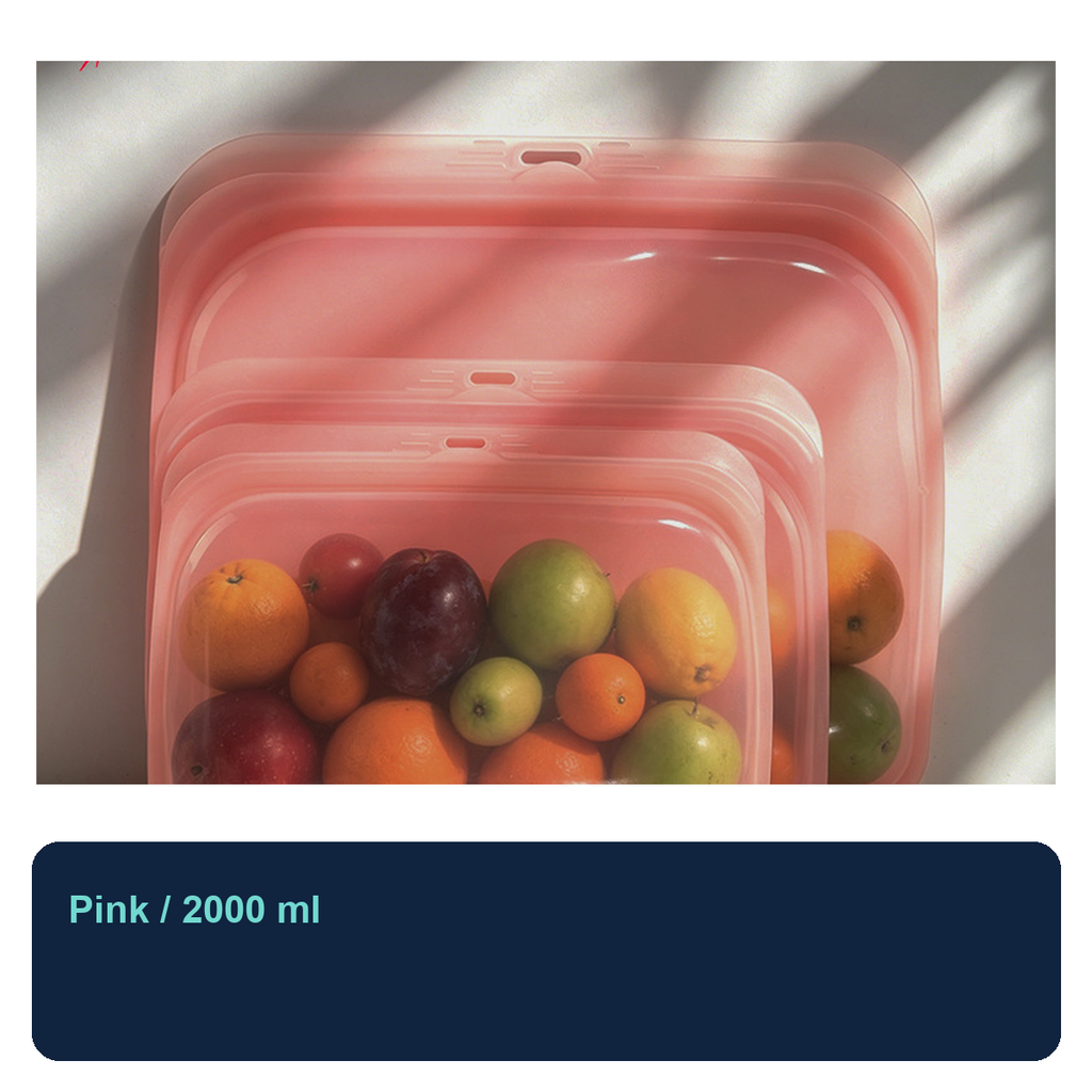 Large-Capacity Silicone Food Storage and Organizer Bag