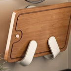 Adjustable Suction Cup Pot Lid & Cutting Board Holder – Ivory or Gunmetal