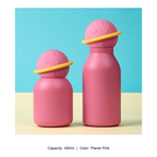 304 Stainless Steel Cartoon Animal Kids Insulated Bottle — 450ml / Planet Pink