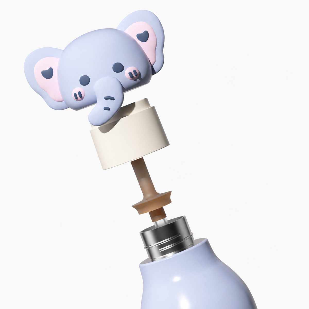 316 Stainless Steel Cartoon Straw Bottle gallery view 2
