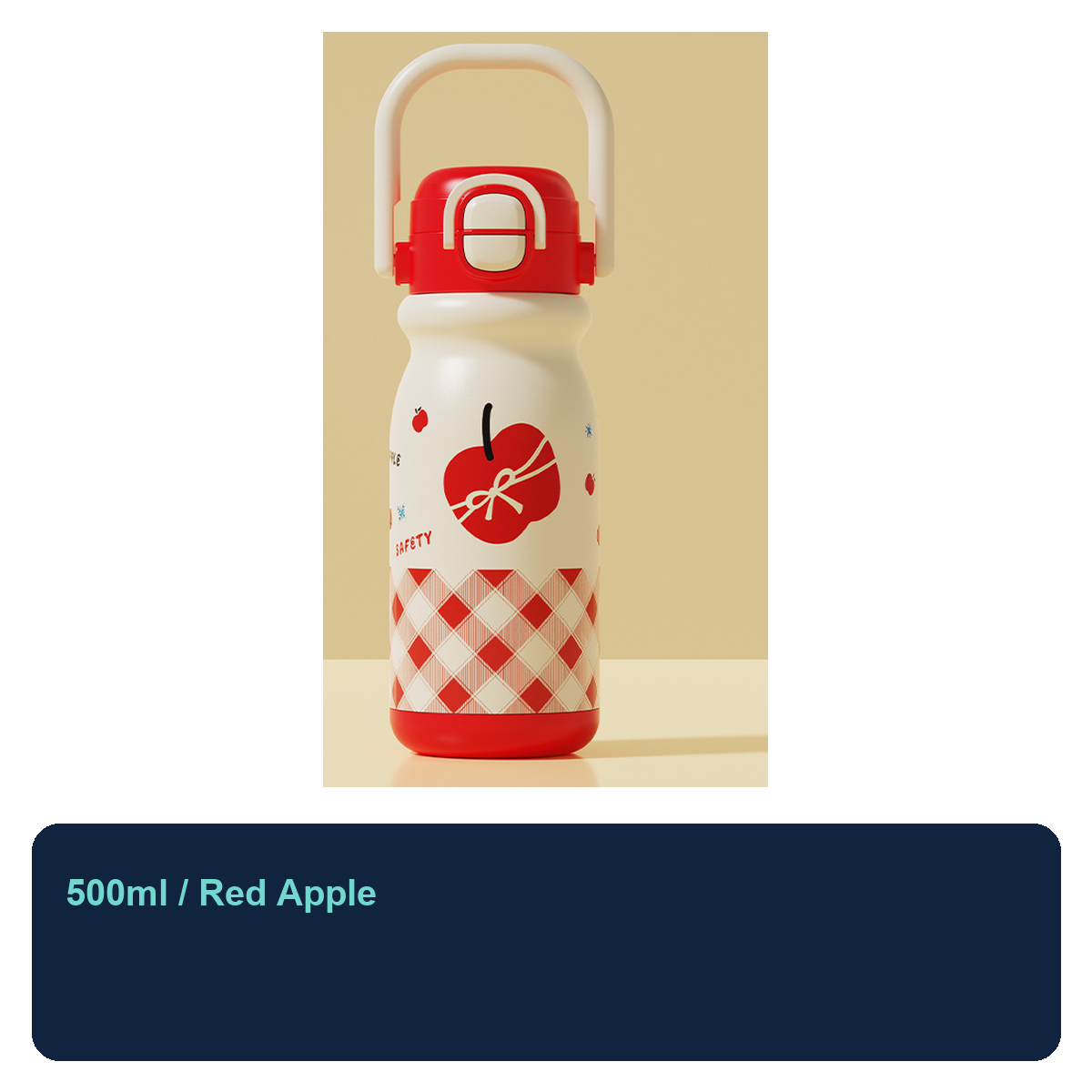 500ml Stainless Steel Kids Dual-Drink Bottle