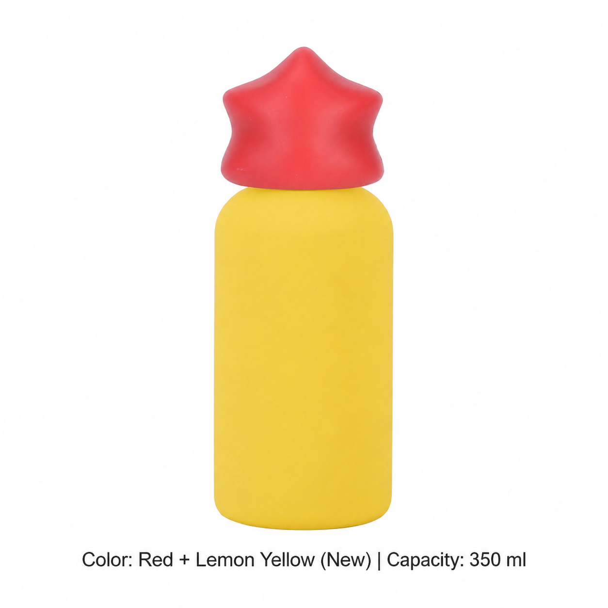 350ml 316 Stainless Steel Kids' Sports Bottle — 350 ml / Red + Lemon Yellow (New)