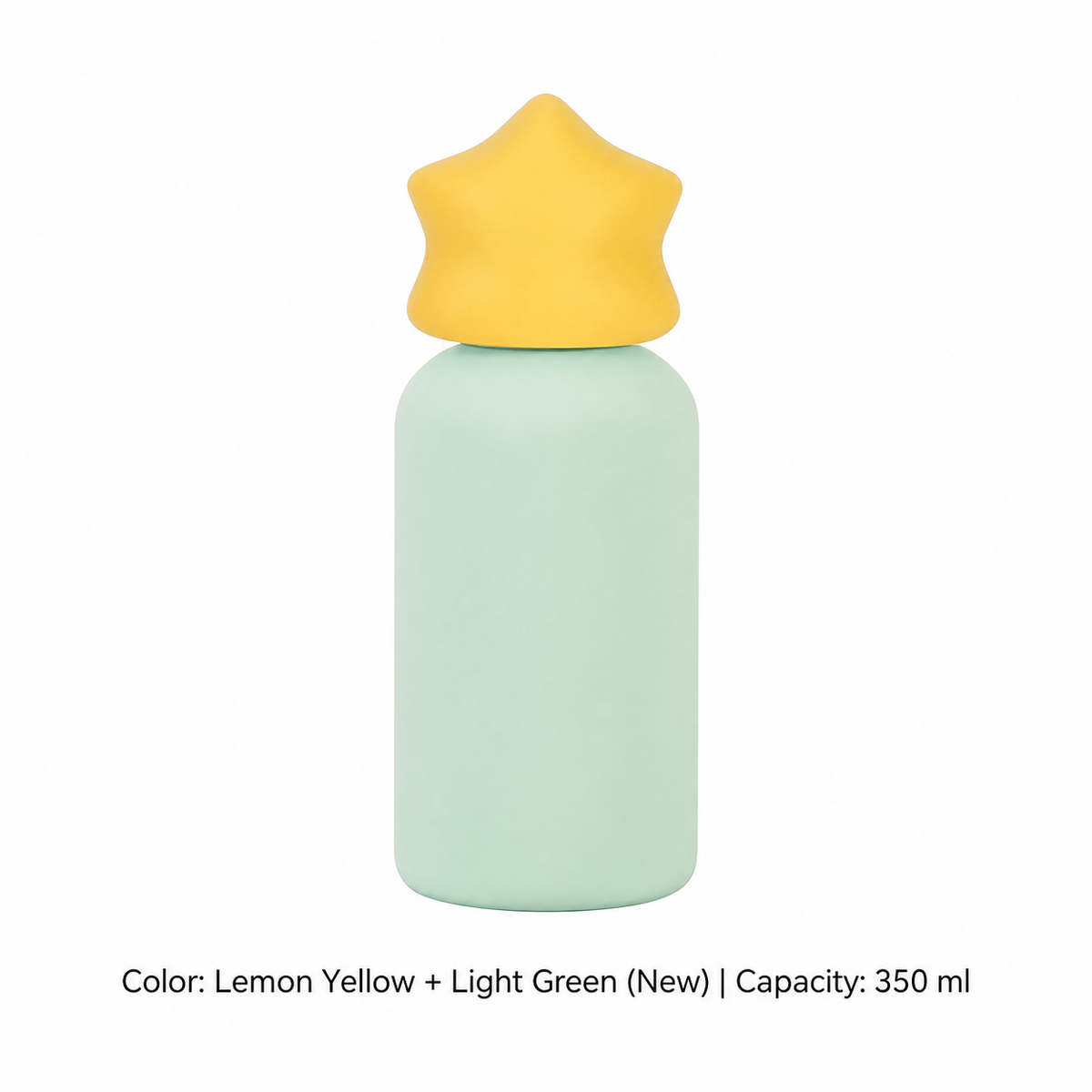 350ml 316 Stainless Steel Kids' Sports Bottle — 350 ml / Lemon Yellow + Light Green (New)