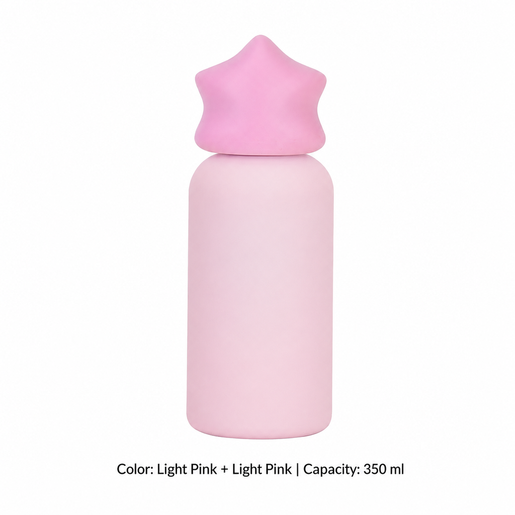 350ml 316 Stainless Steel Kids' Sports Bottle — 350 ml / Light Pink + Light Pink