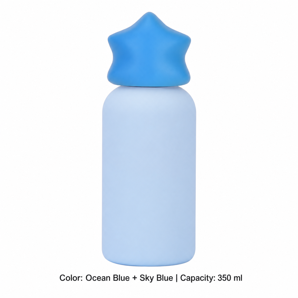 350ml 316 Stainless Steel Kids' Sports Bottle — 350 ml / Ocean Blue + Sky Blue