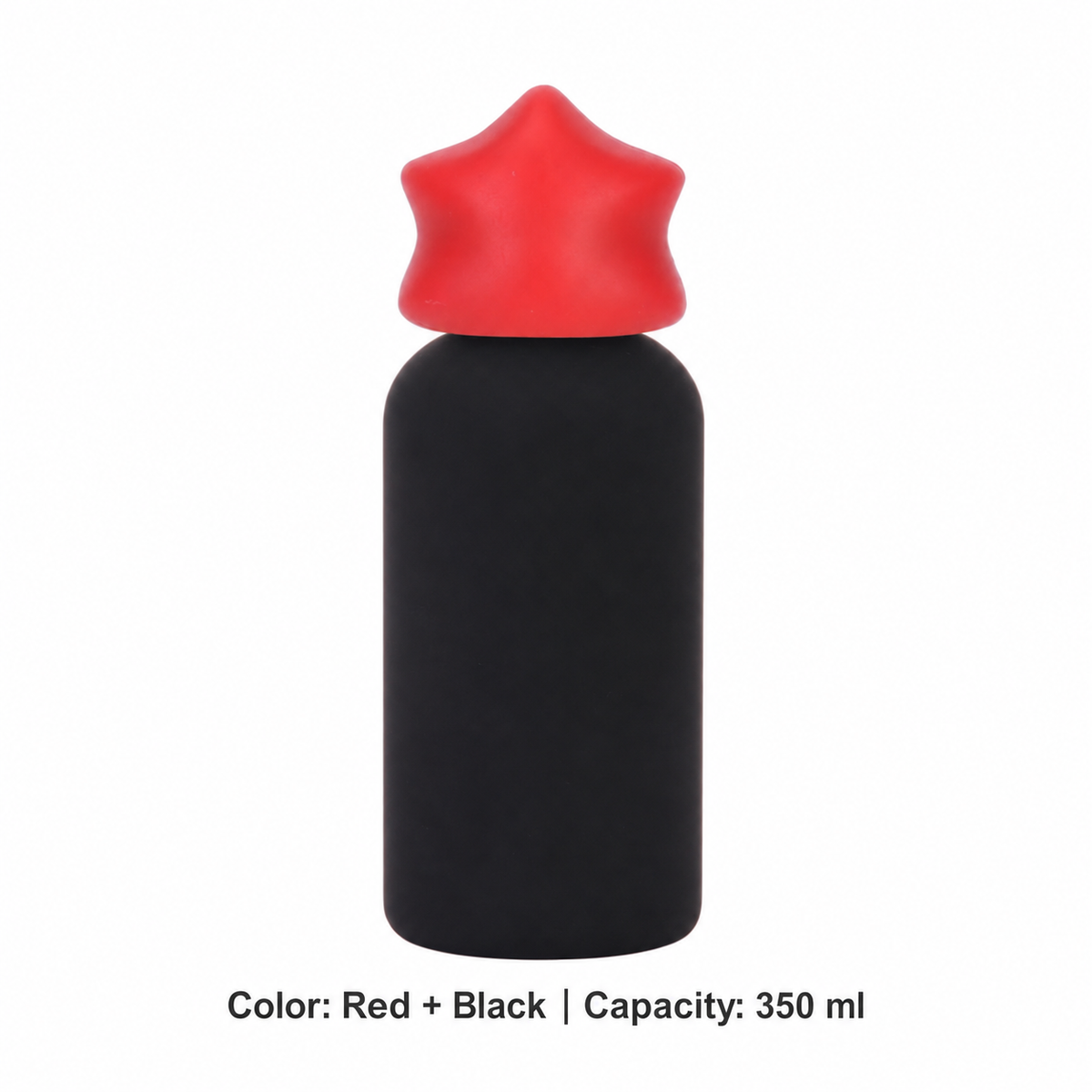 350ml 316 Stainless Steel Kids' Sports Bottle — 350 ml / Red + Black