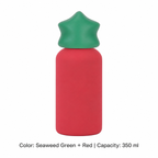 350ml 316 Stainless Steel Kids' Sports Bottle — 350 ml / Seaweed Green + Red