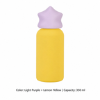 350ml 316 Stainless Steel Kids' Sports Bottle — 350 ml / Light Purple + Lemon Yellow