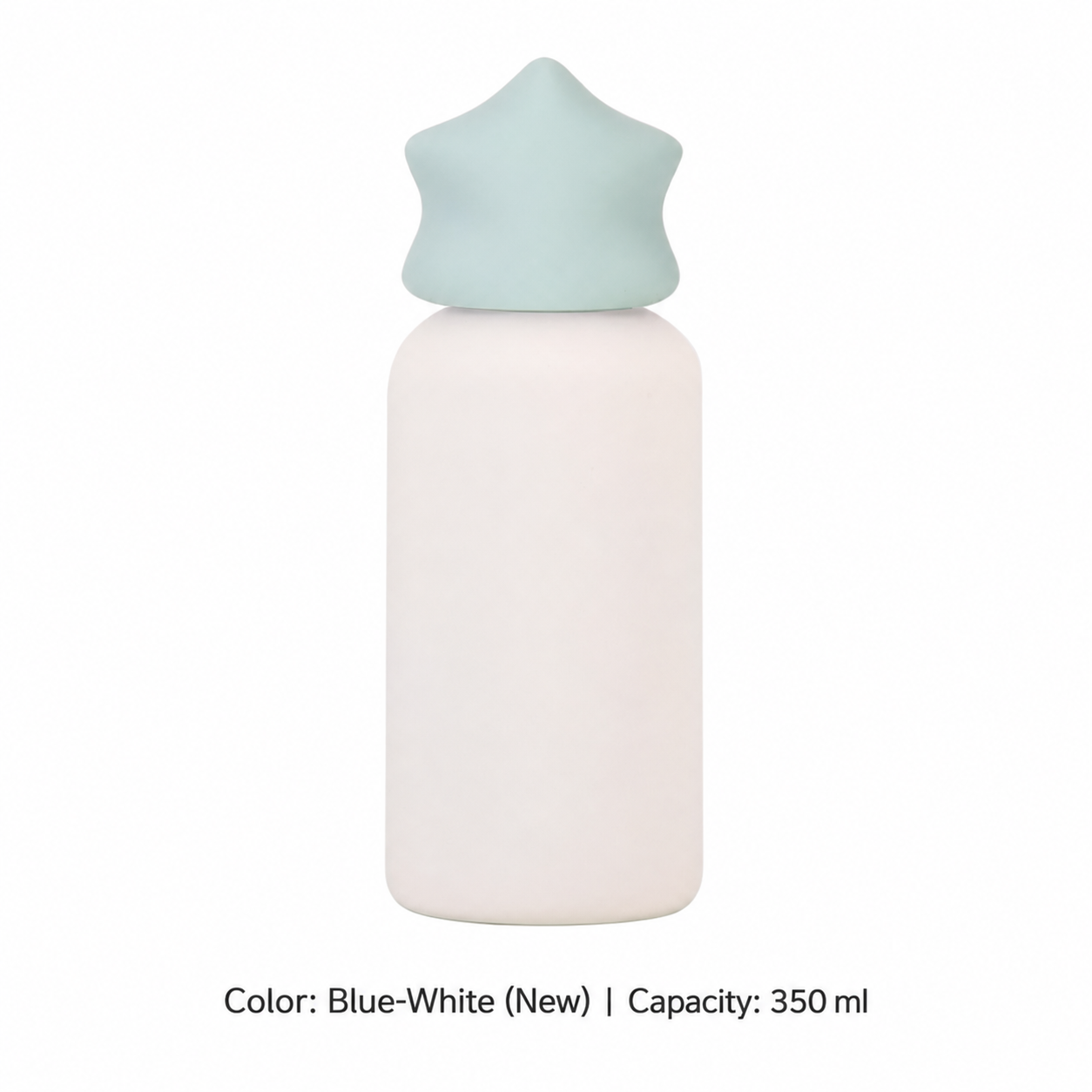 350ml 316 Stainless Steel Kids' Sports Bottle — 350 ml / Blue-White (New)
