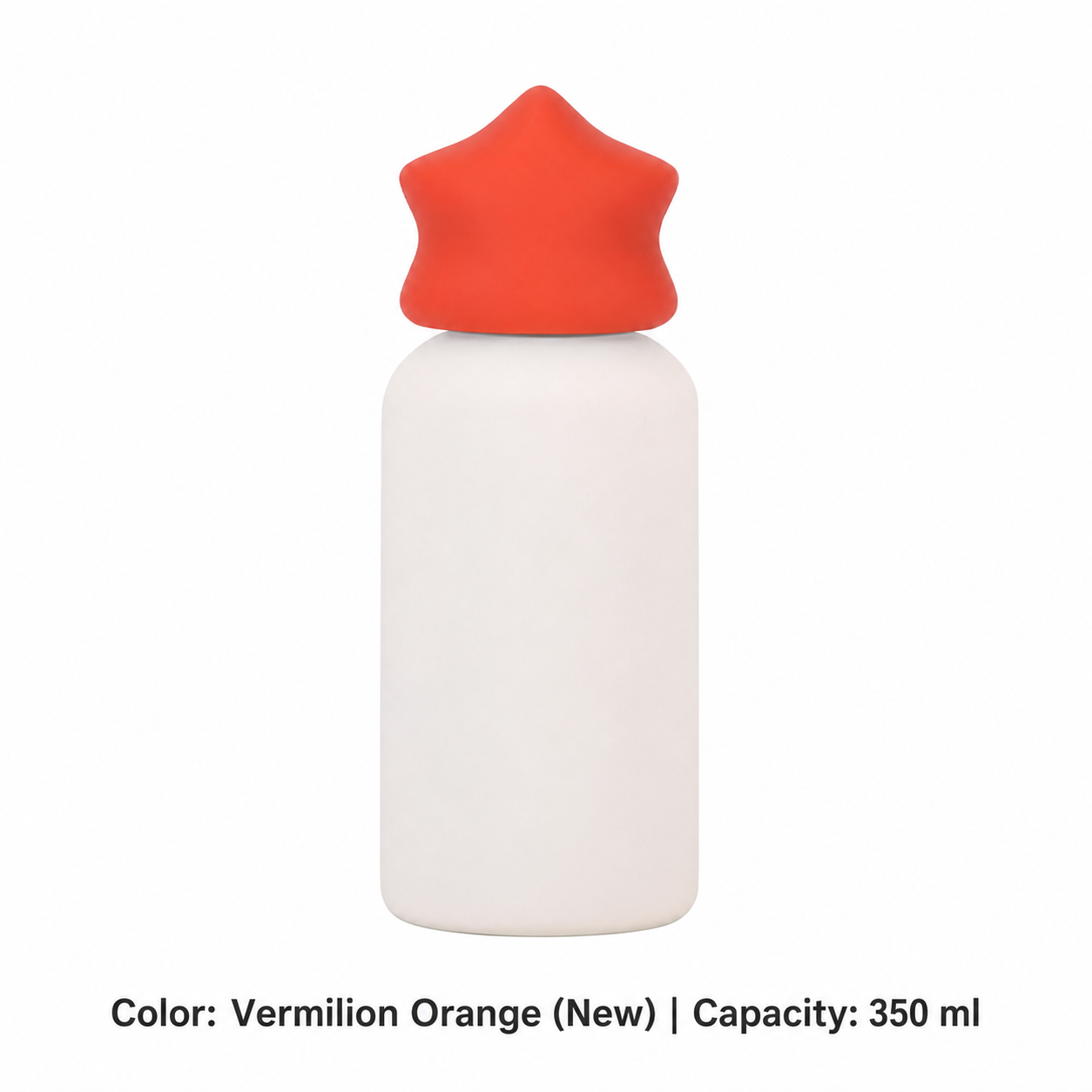 350ml 316 Stainless Steel Kids' Sports Bottle — 350 ml / Vermilion Orange (New)