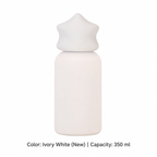 350ml 316 Stainless Steel Kids' Sports Bottle — 350 ml / Ivory White (New)