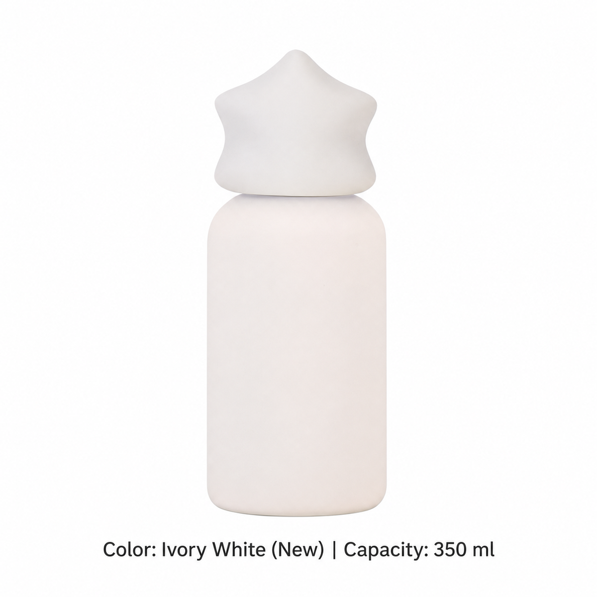 350ml 316 Stainless Steel Kids' Sports Bottle — 350 ml / Ivory White (New)