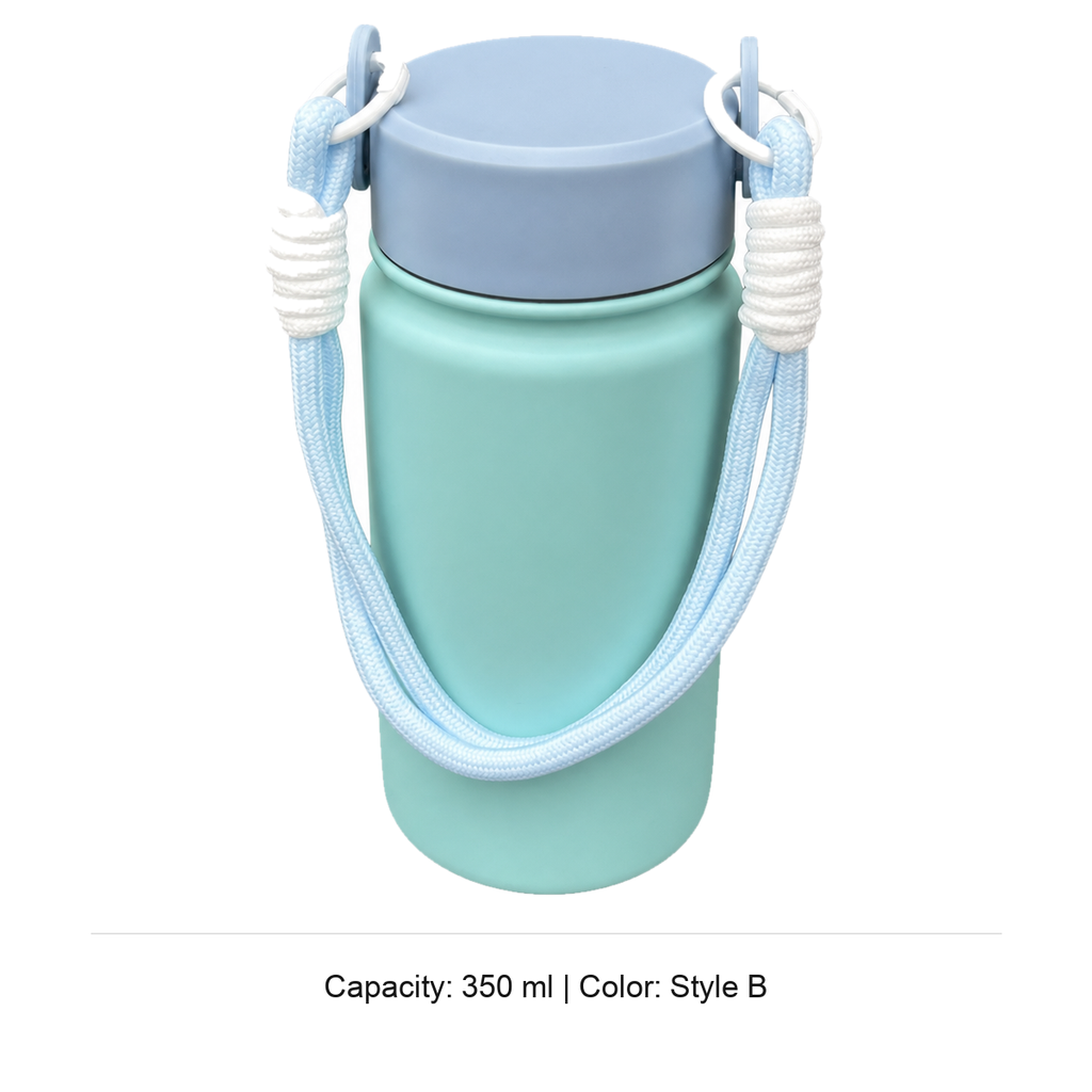 350ml 316 Stainless Steel Wide-Mouth Sports Bottle — 350 ml / Style B