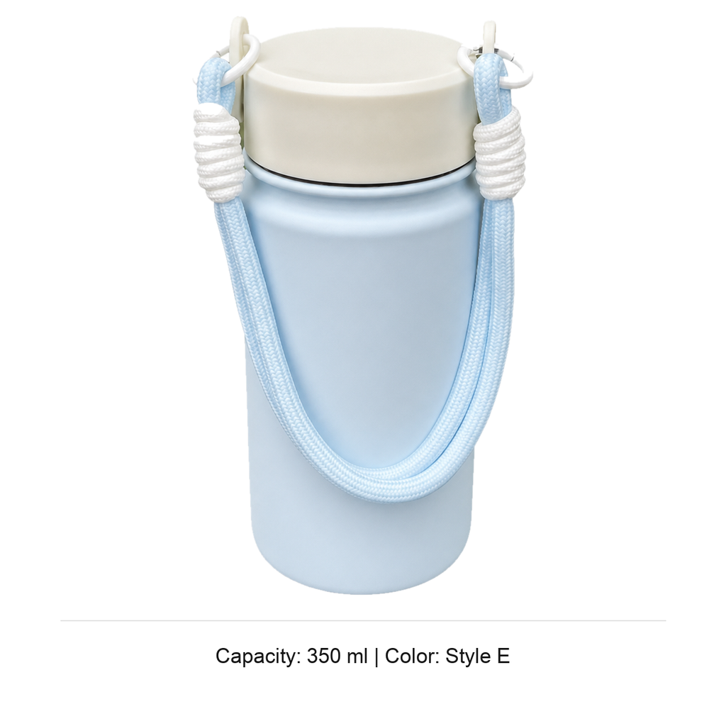 350ml 316 Stainless Steel Wide-Mouth Sports Bottle — 350 ml / Style E