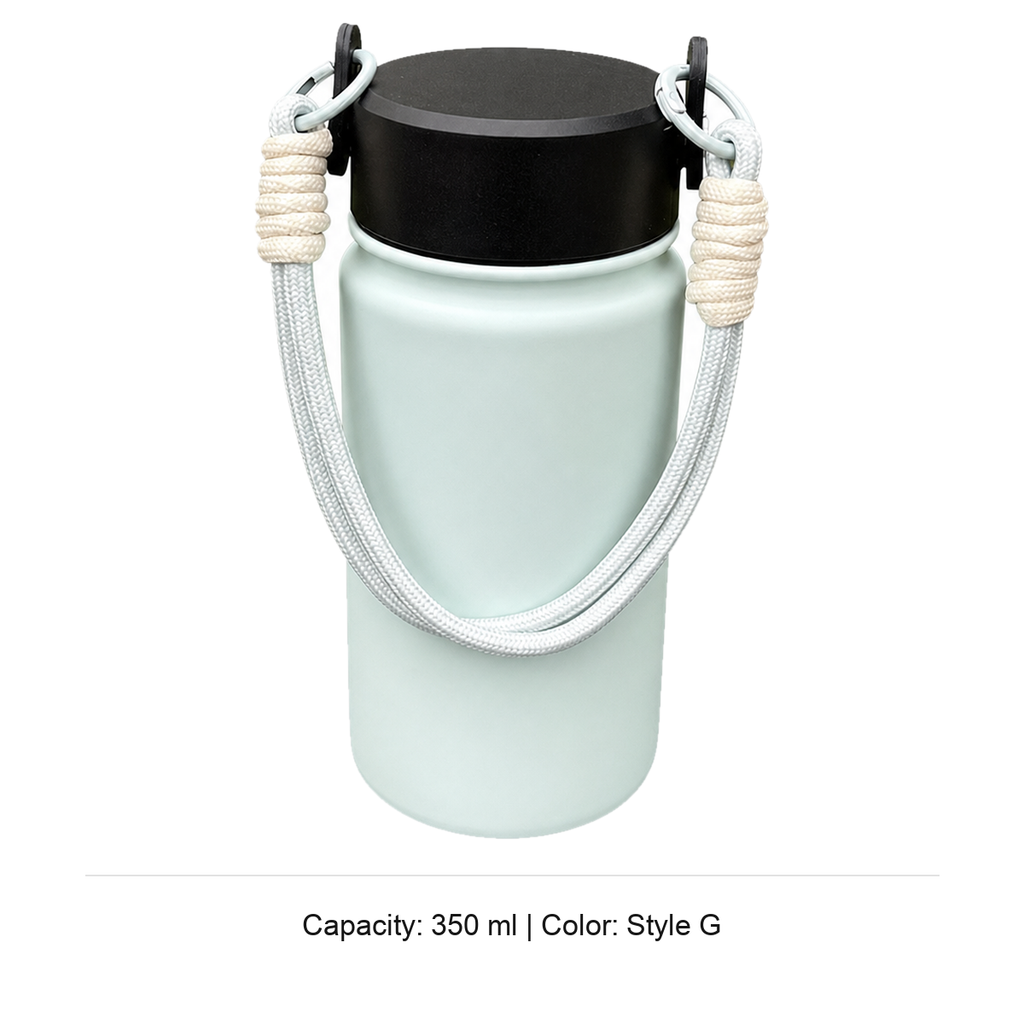 350ml 316 Stainless Steel Wide-Mouth Sports Bottle — 350 ml / Style G