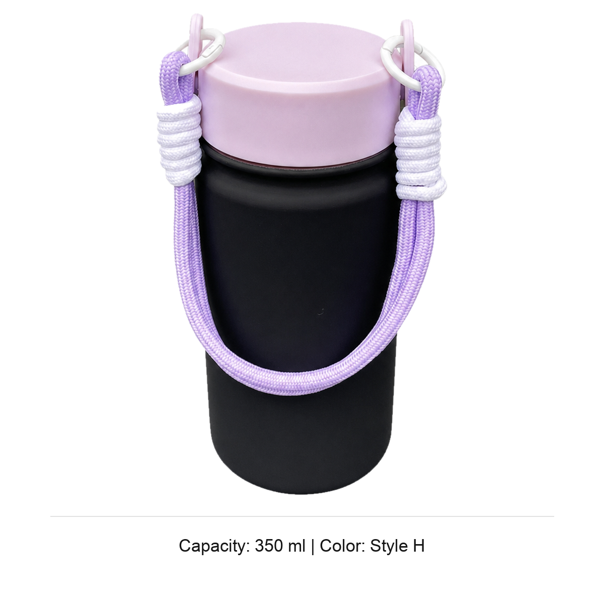 350ml 316 Stainless Steel Wide-Mouth Sports Bottle — 350 ml / Style H