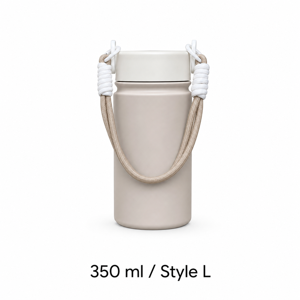 350ml 316 Stainless Steel Wide-Mouth Sports Bottle — 350 ml / Style L
