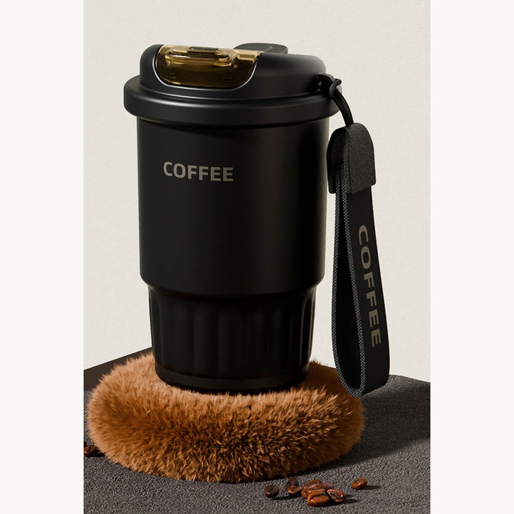 316 Stainless Steel Dual-Drink Insulated Coffee Tumbler