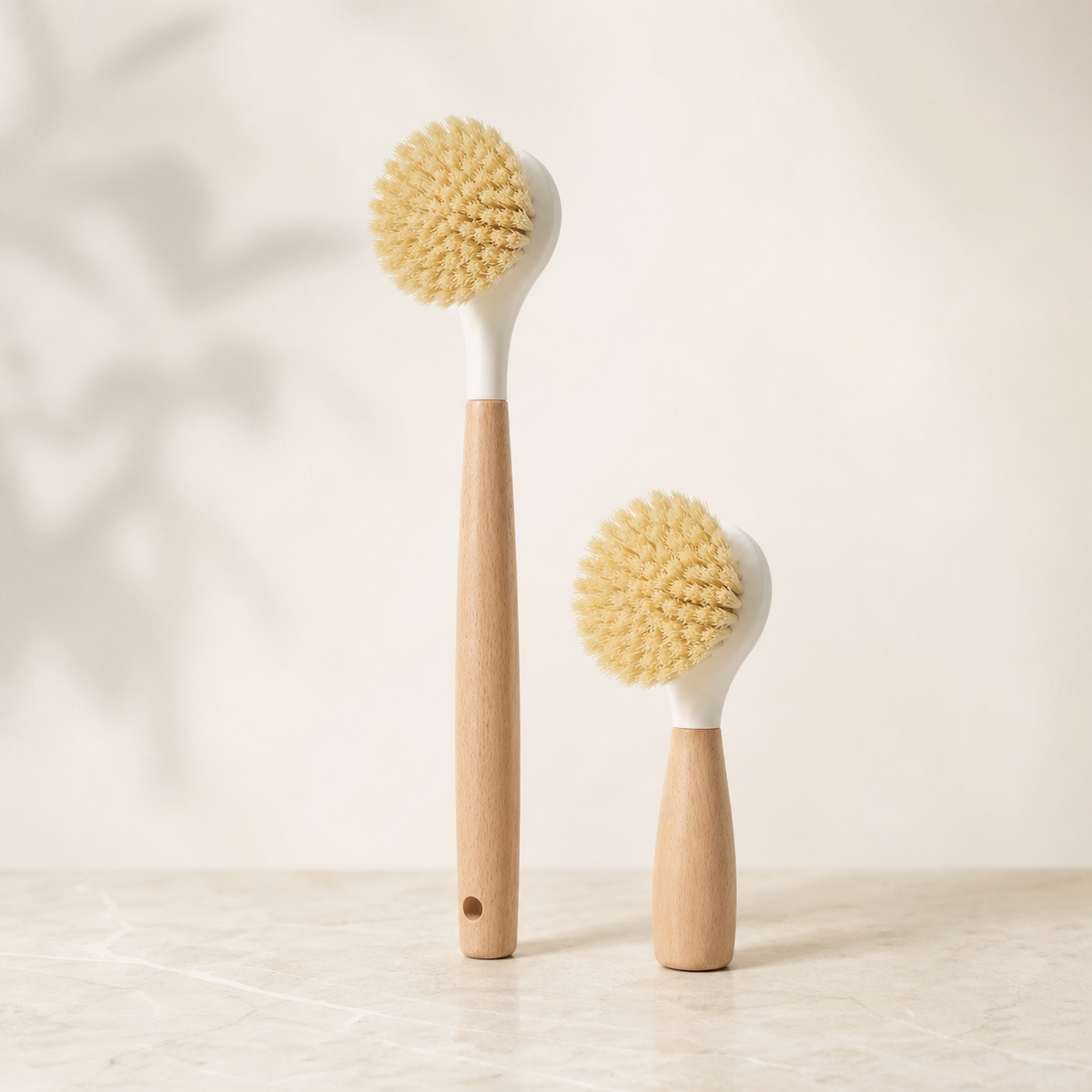 Natural Beechwood Sisal Pot Brush – Long or Short Handle