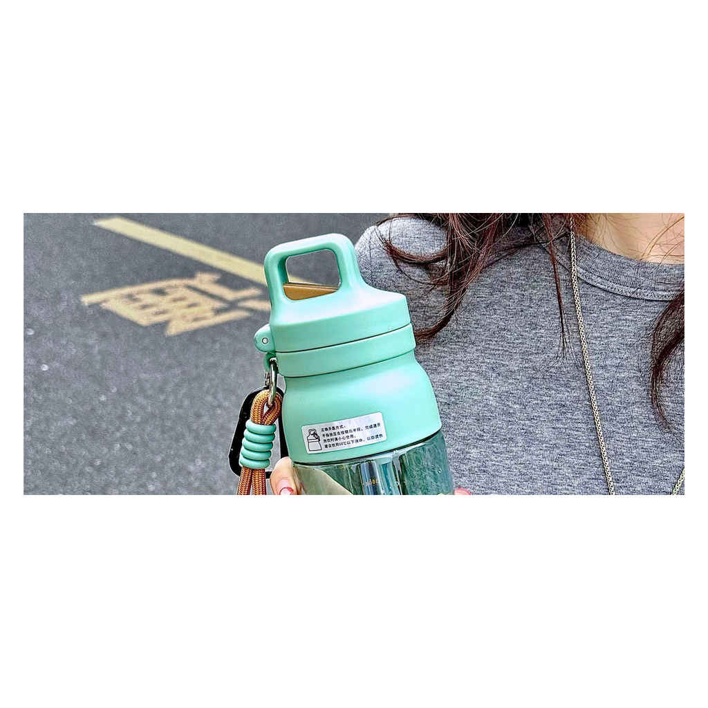 One-Touch Dual-Drink Tritan Straw Bottle