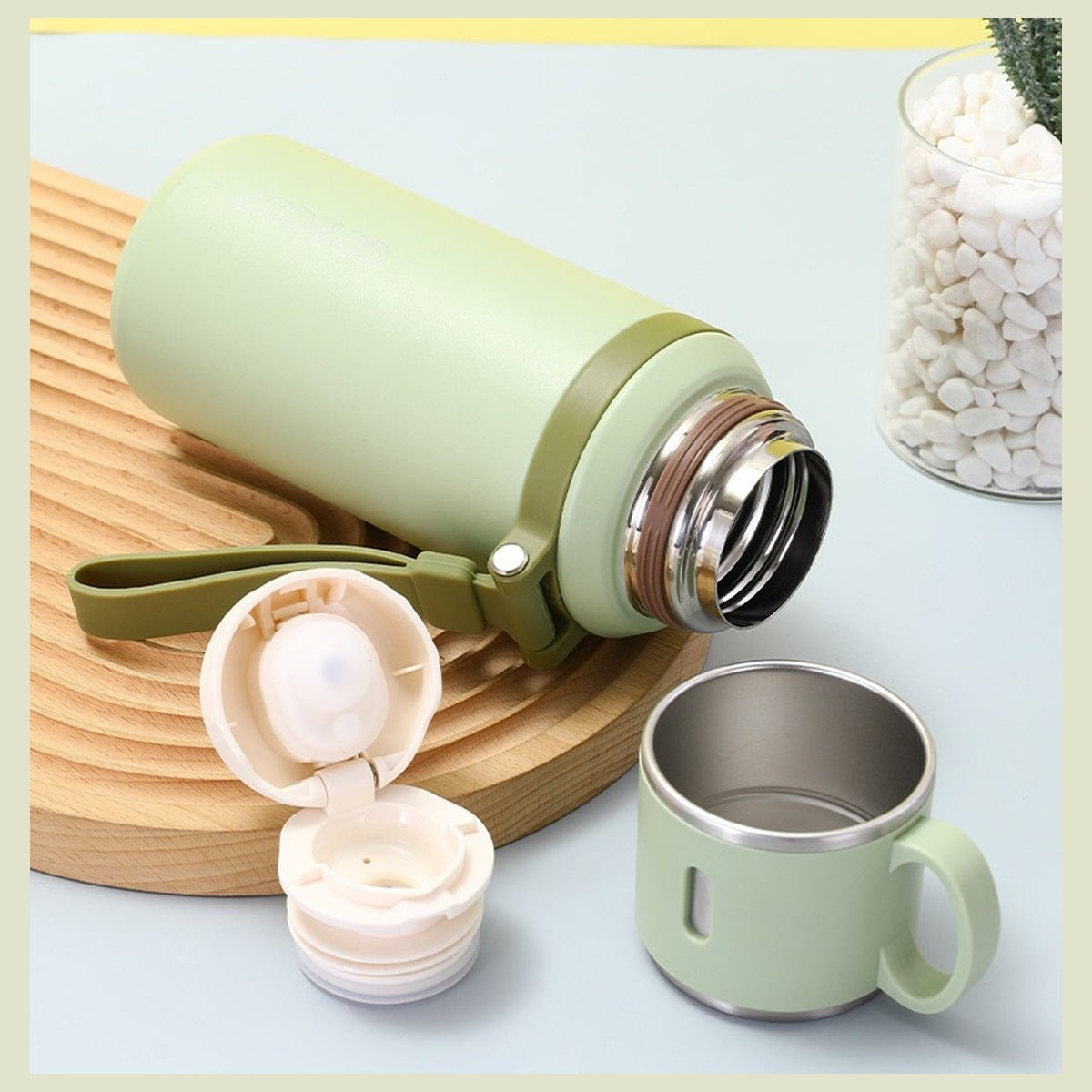 600ml-316-stainless-steel-tea-infuser-insulated-bottle-cup-lid source-proven horizontal open bottle view