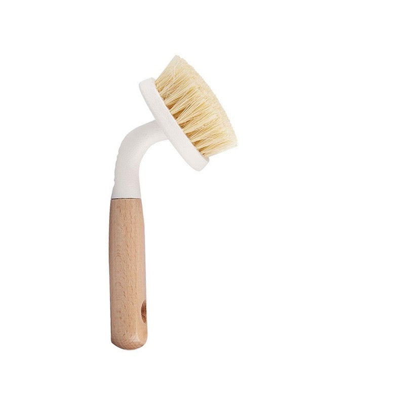 Natural Beechwood Sisal Pot Brush – Long or Short Handle