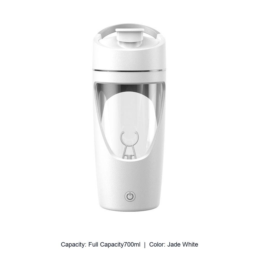 700ml Electric Tritan Mixing Shaker Bottle — Full Capacity700ml / Jade White