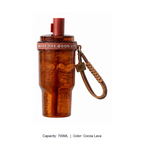 700ml Tritan Straw Sports Water Bottle — 700ML / Cocoa Lava