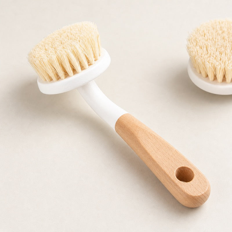 Natural Beechwood Sisal Pot Brush – Long or Short Handle