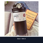 Custom 1L / 1.2L 316 Stainless Steel Dual-Drink Insulated Jug