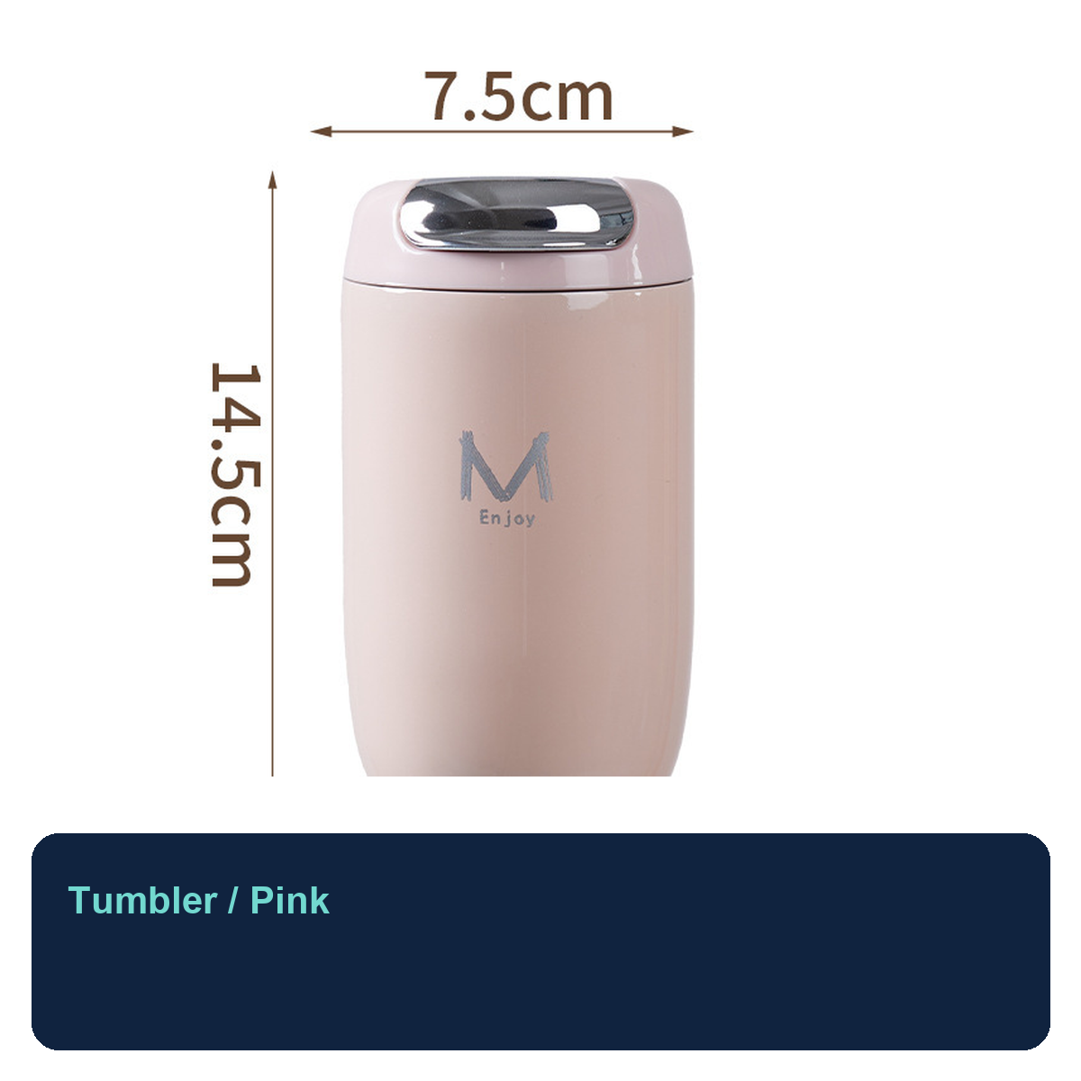 316 Stainless Steel Egg-Shaped Insulated Coffee Tumbler