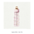 800ml Tritan Sports Water Bottle — 800ml / Pink