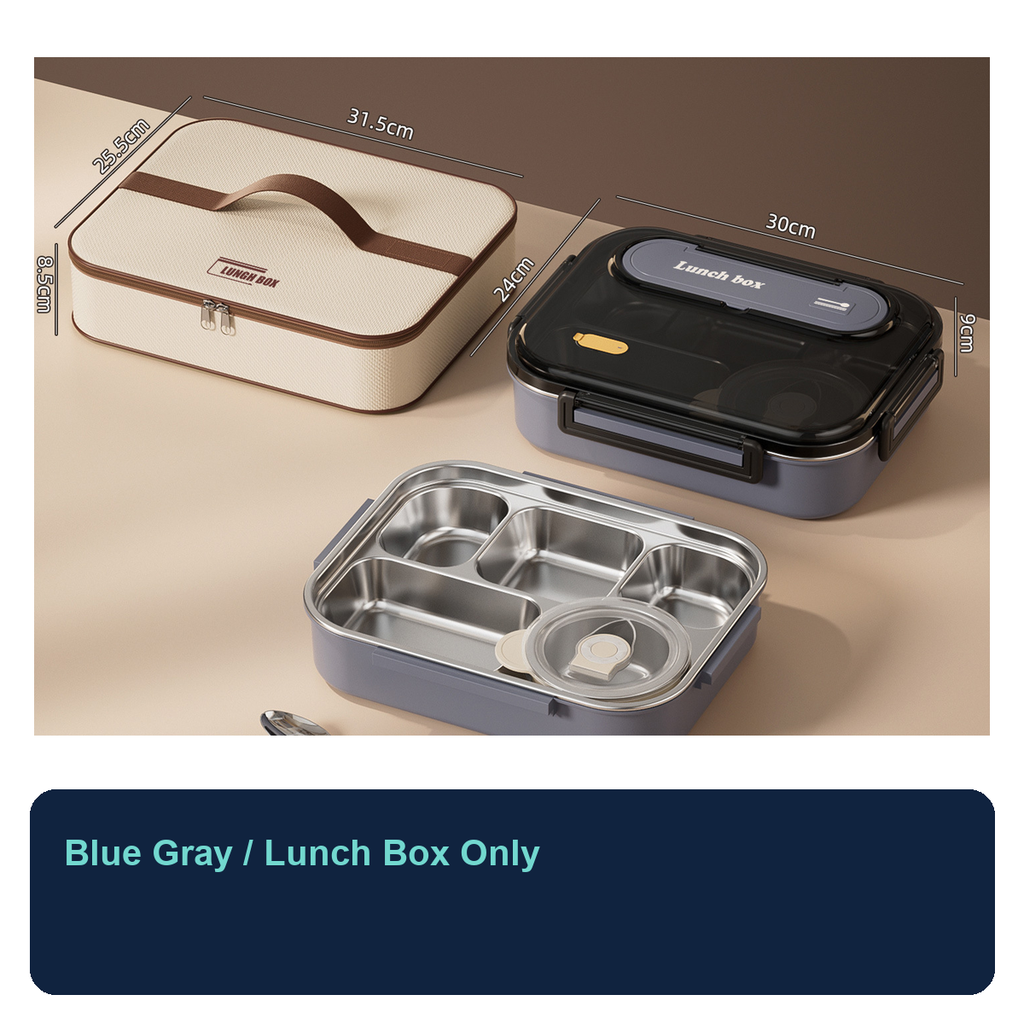 Extra-Large 304 Stainless Steel Leakproof Lunch Box