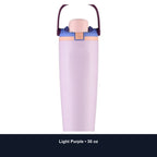 Custom 30oz Stainless Steel Dual-Drink Sports Tumbler with Handle