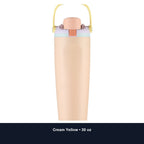 Custom 30oz Stainless Steel Dual-Drink Sports Tumbler with Handle