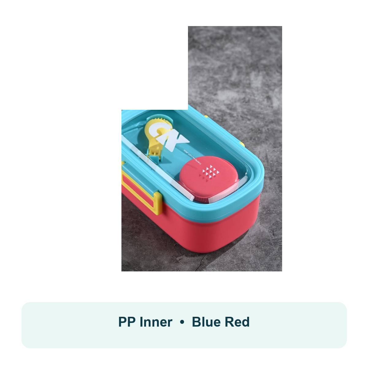 Cartoon Compartment Lunch Box with Soup Cup