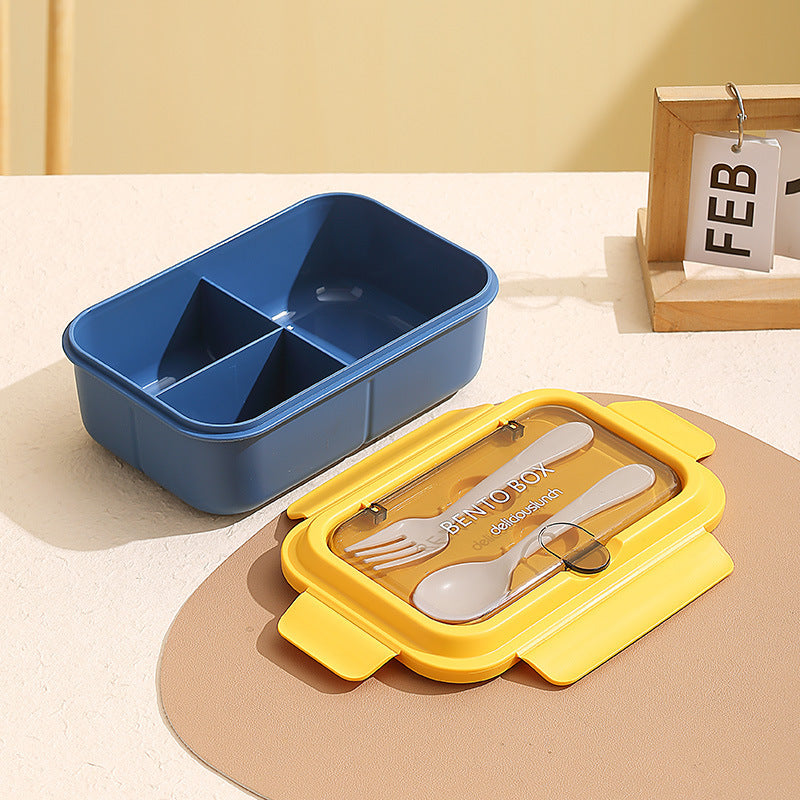 Custom Logo PP and Stainless Steel Divided Lunch Box
