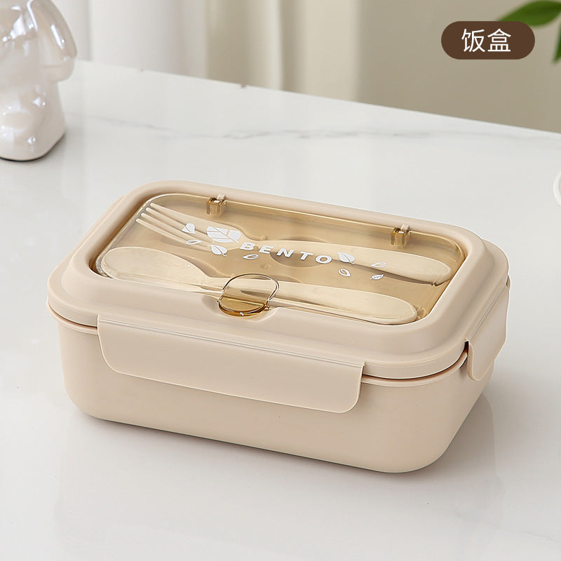 Custom Logo PP and Stainless Steel Divided Lunch Box