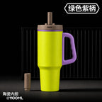 1100 ml 316 Stainless Steel & Ceramic-Lined Insulated Straw Tumbler