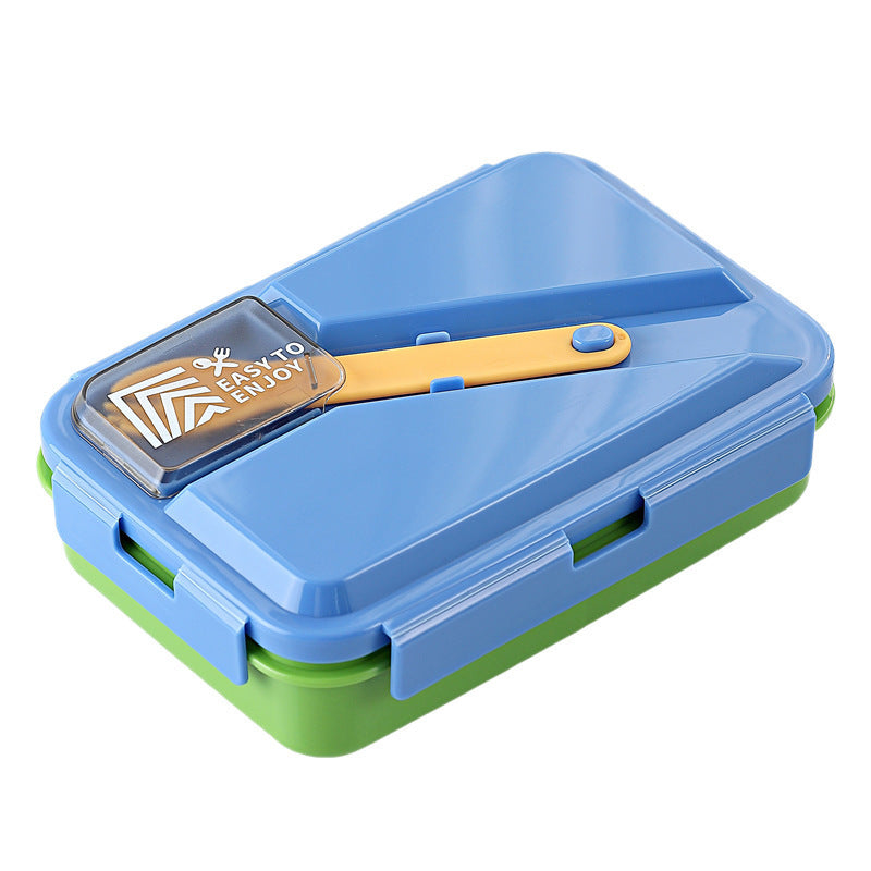 Custom Logo PP and Stainless Steel Divided Lunch Box