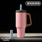 1100 ml 316 Stainless Steel & Ceramic-Lined Insulated Straw Tumbler
